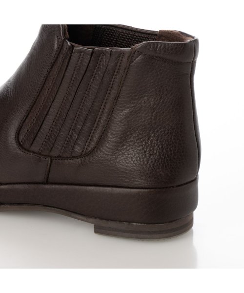 サイドゴアシンプルショートブーツ 