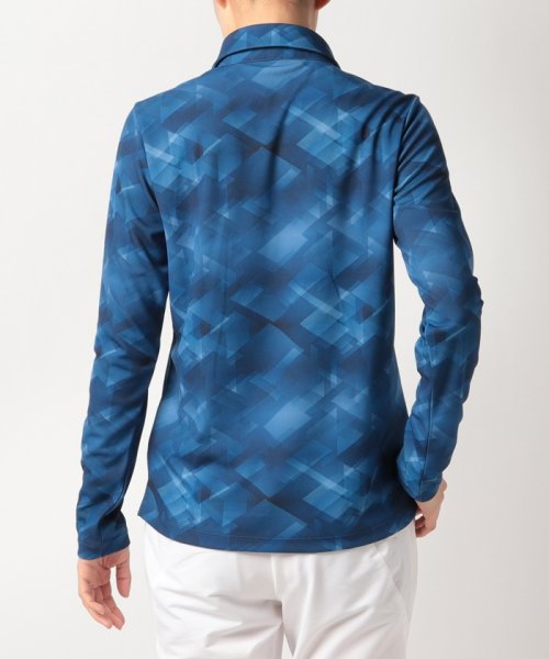 Munsingwear(マンシングウェア)/サンスクリーン鹿の子グラデーションプリント長袖シャツ(吸汗速乾/UV CUT(UPF50)/遮熱)【アウトレット】/img12