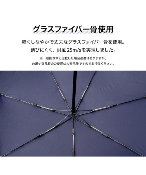 Wpc．(Wpc．)/【Wpc.公式】雨傘 UNISEX WIND RESISTANCE FOLDING UMBRELLA 耐風 晴雨兼用 メンズ 折りたたみ傘 父の日 ギフト/img07