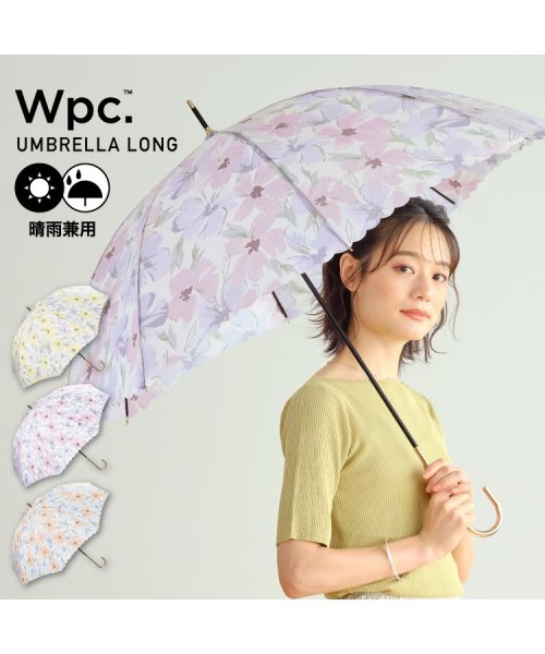 Wpc．(Wpc．)/【Wpc.公式】雨傘 フラワーウォール  58cm 晴雨兼用 レディース 長傘/img01