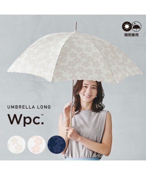 Wpc．(Wpc．)/【Wpc.公式】雨傘 フラワーレース  58cm 軽くて丈夫 軽量 晴雨兼用 傘 レディース 長傘/img01