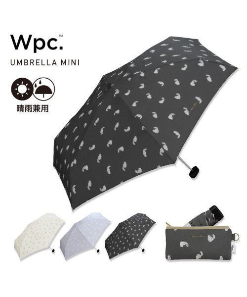 Wpc．(Wpc．)/【Wpc.公式】 雨傘 キャッツ ミニ 50cm 晴雨兼用 猫 猫柄 レディース 折りたたみ 折り畳み 折りたたみ傘/img01
