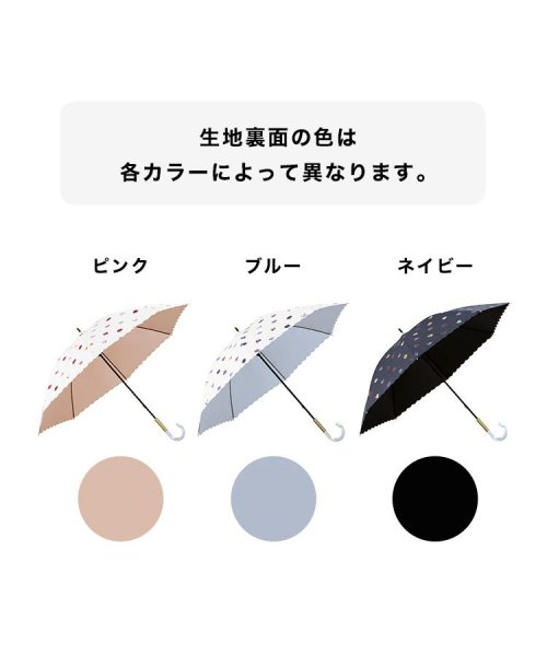 Wpc．(Wpc．)/【Wpc.公式】日傘 T/C遮光パンジー 50cm UVカット 遮熱 晴雨兼用 レディース 長傘/img03