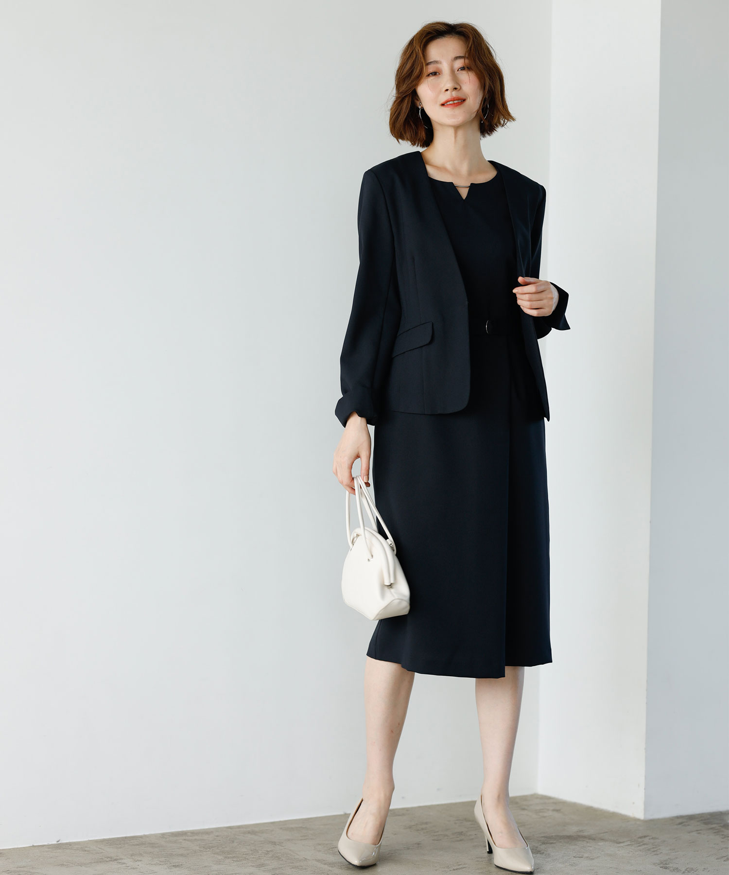 icbレディーススカートスーツ上下セット （極美品】ICB
