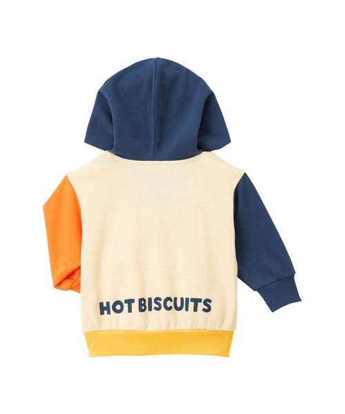 MIKI HOUSE HOT BISCUITS(ミキハウスホットビスケッツ)/マルチカラー配色切り替え ロゴパーカー/img25