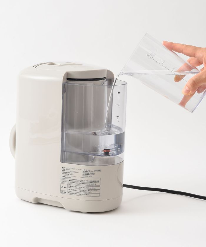 BRUNO コンパクトミル付きコーヒーメーカー ブルーグレー d