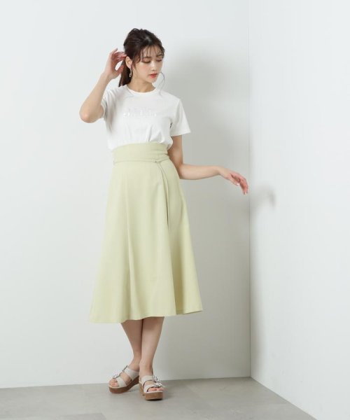 JILL by JILL STUART(ジル バイ ジル スチュアート)/シシュウロゴTシャツ　WEB限定カラー：バイカラー　ラベンダー/img03