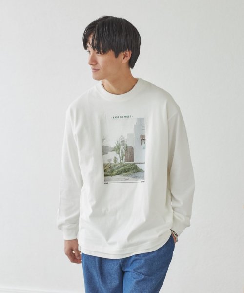 coen(coen)/フォトプリントロングスリーブTシャツ/img01