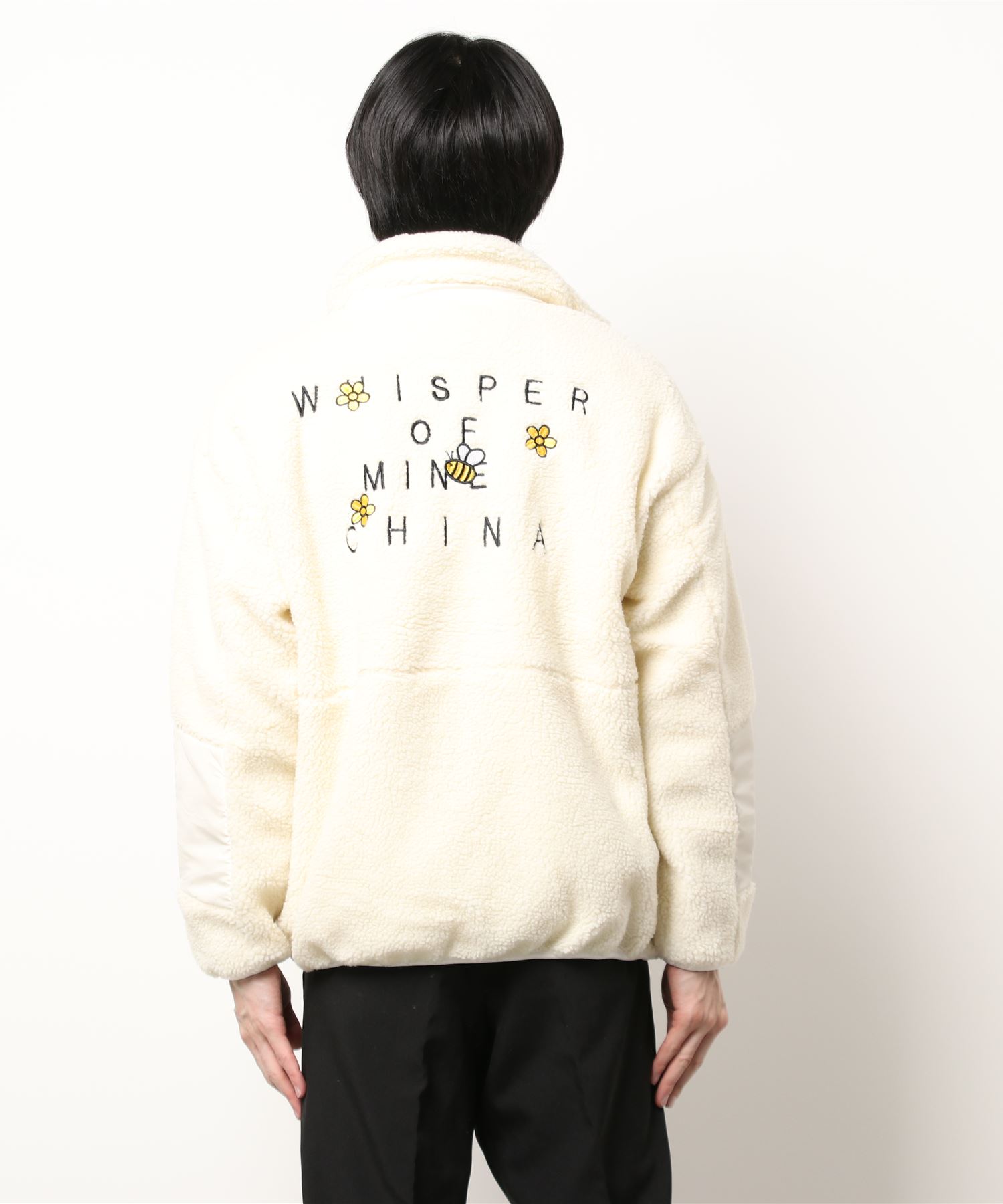 超美品の超美品のaimoha 『アイモハ』ボアジャンパー ビックシルエット