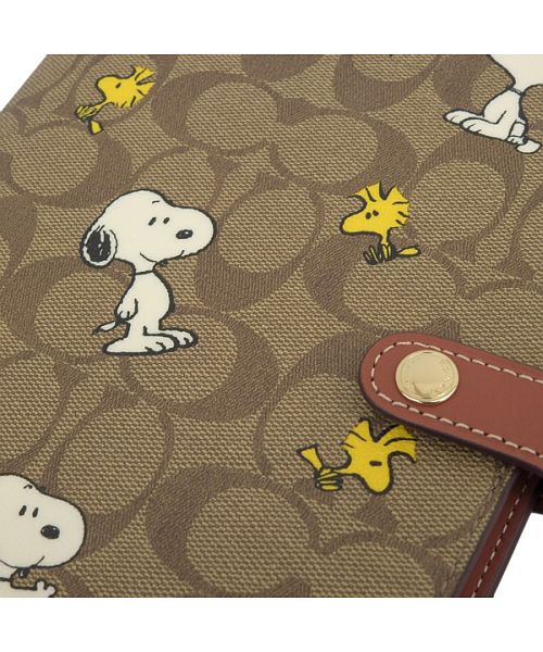 Coach × PEANUTS コーチ スヌーピー ピーナッツ コラボ ブックカバー