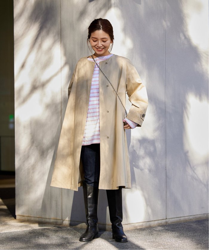 今期】【22ss】ジャーナルスタンダード コットンナイロンギャバフレア