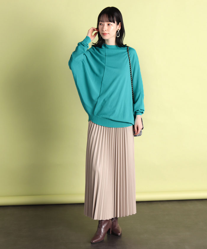 セール】モックネックドルマンニット(504130106) | モディファイ