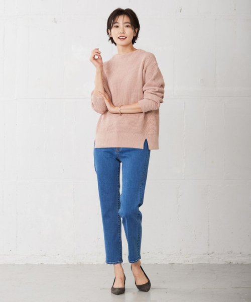 J.PRESS LADIES（LARGE SIZE）(J．プレス　レディス（大きいサイズ）)/【洗える】BASIC STRETCH DENIM ストレート パンツ/img22