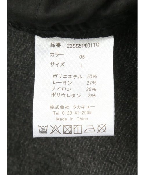 TAKA-Q(タカキュー)/クロスストレッチ スリムパンツ ツイル黒 メンズ パンツ ボトム カジュアル ビジネス 通勤 仕事/img11