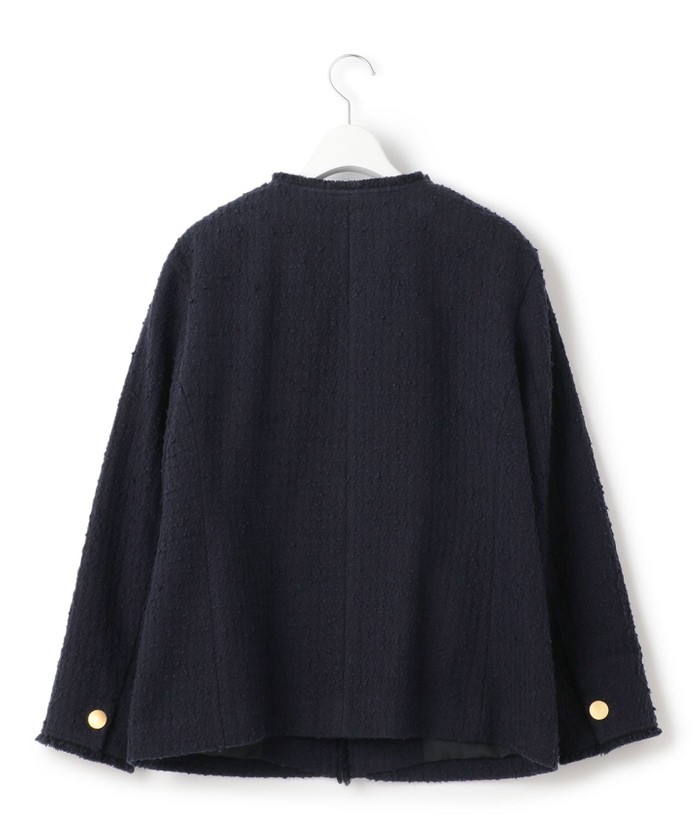 スラブファンシーツイード ジャケット(505108837)｜阪急百貨店公式通販