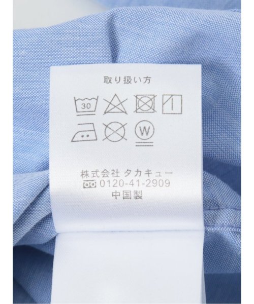 TAKA-Q(タカキュー)/ストレッチ+クリーン オックス ボタンダウン長袖 メンズ シャツ カジュアル トップス インナー ギフト プレゼント 羽織り ワイシャツ ビジネスシャツ/img20