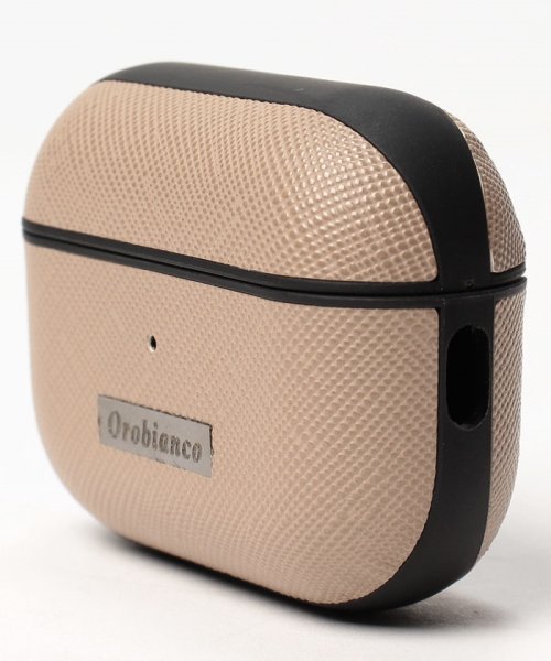 Orobianco（Smartphonecase）(オロビアンコ（スマホケース）)/スクエアプレート" PU Leather AirPods Pro（第2世代） Case/img01