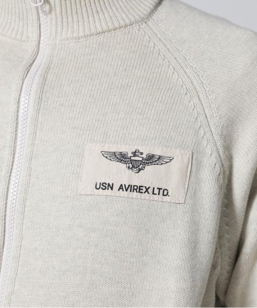 AVIREX(AVIREX)/COTTON STAND ZIP SWEATER TOPGUN / コットン スタンド ジップアップ セーター トップガン/img15