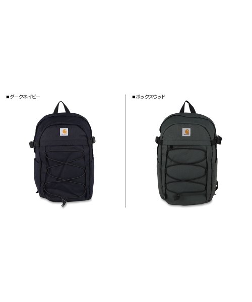 Carhartt(カーハート)/カーハート carhartt リュック バッグ バックパック レオン メンズ レディース 撥水 LEON BACKPACK ネイビー グリーン I030852/img02