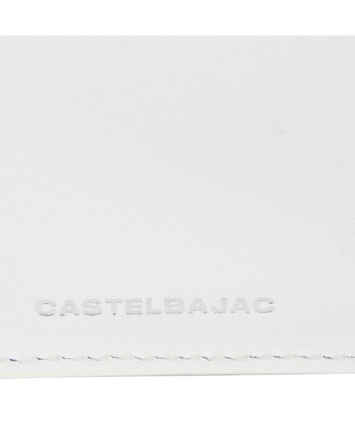 CASTELBAJAC(カステルバジャック)/カステルバジャック CASTELBAJAC 財布 二つ折り財布 カルネ メンズ レディース 本革 CARNET SERIES WALLET ホワイト ブラック /img12