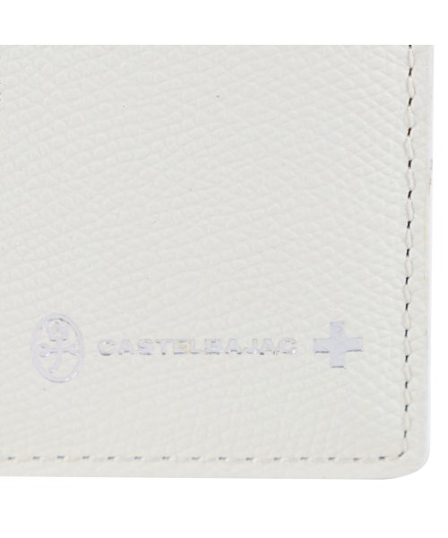 CASTELBAJAC(カステルバジャック)/カステルバジャック CASTELBAJAC 財布 二つ折り財布 カルネ メンズ レディース 本革 CARNET SERIES WALLET ホワイト ブラック /img13