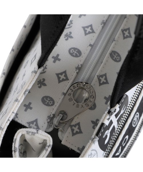 カステルバジャック CASTELBAJAC バッグ トートバッグ ニース メンズ レディース 大きめ ファスナー付き NICE ブラック ホワイト レッド 黒 カステルバジャック CASTELBAJAC NICE