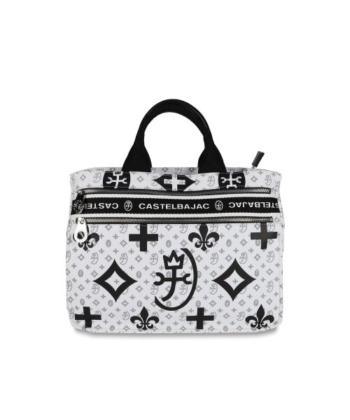 カステルバジャック CASTELBAJAC バッグ トートバッグ ニース メンズ レディース 大きめ ファスナー付き NICE ブラック ホワイト レッド 黒 カステルバジャック CASTELBAJAC NICE