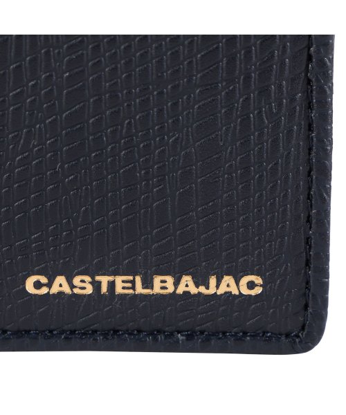 CASTELBAJAC(カステルバジャック)/カステルバジャック CASTELBAJAC 財布 二つ折り レインボー メンズ レディース 本革 RAINBOW ブラック ホワイト ネイビー 黒 白 7961/img11