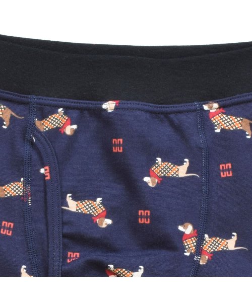 DAKS(ダックス)/ダックス DAKS ボクサーパンツ 下着 インナー アンダーウェア メンズ 前閉じ M－L メンズ下着 男性 BOXER SHORTS ネイビー レッド 011/img10