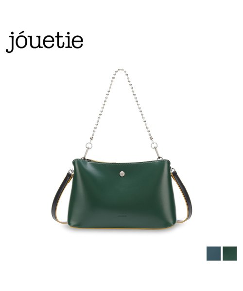 jouetie(ジュエティ)/ジュエティ jouetie カラーエッジ ショルダーバッグ レディース 斜めがけ SHOULDER BAG ブルー ダーク グリーン 80990B/img01