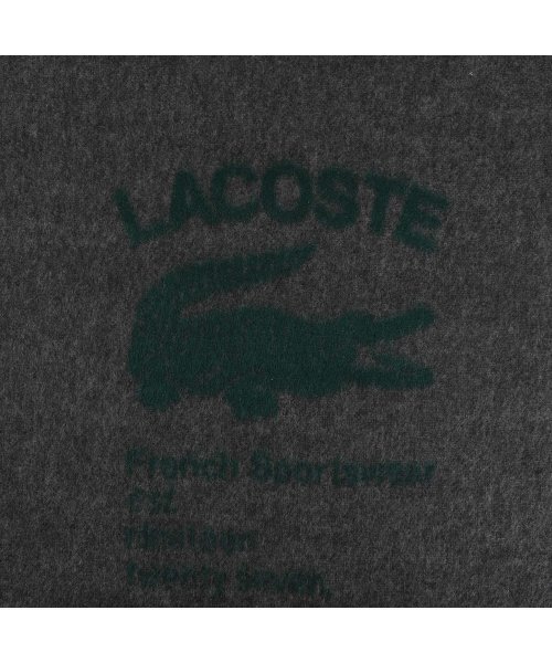 LACOSTE(ラコステ)/ラコステ LACOSTE マフラー スカーフ ストール メンズ 1927 クロコダイル ブラック グレー ネイビー 黒 チェック LAC－RE2259J/img07