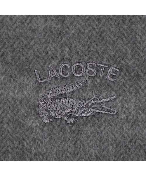 LACOSTE(ラコステ)/ラコステ LACOSTE マフラー スカーフ ストール メンズ ヘリンボーン ブラック グレー ネイビー 黒 LAC－RE2261J/img07