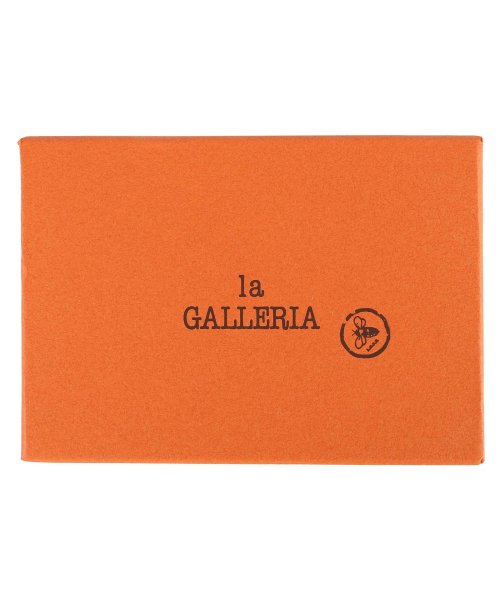 la GALLERIA(ラ ガレリア)/ラ ガレリア la GALLERIA 名刺入れ カードケース 二つ折り ジェネリコ メンズ 本革 GENERICO ブラック イエロー ブラウン オレンジ ブル/img09
