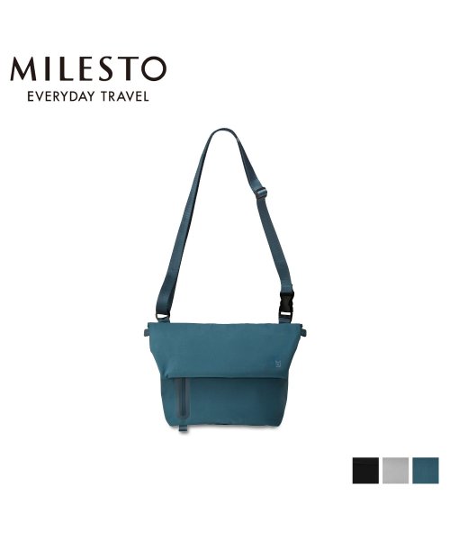 MILESTO(ミレスト)/MILESTO ミレスト ショルダーバッグ バッグ メンズ レディース 撥水 SHOULDER BAG ブラック グレー グリーン MLS845/img01