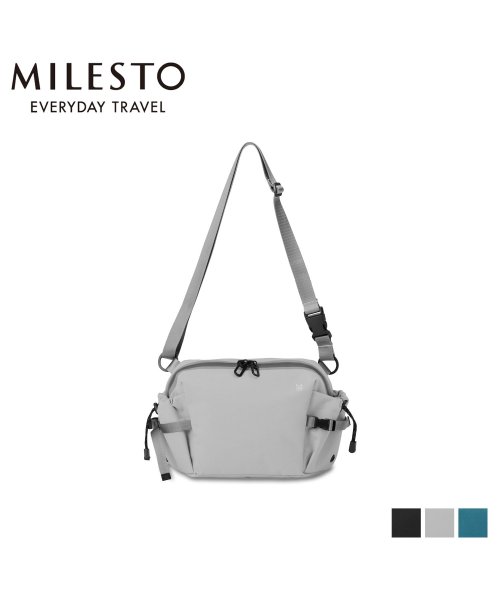 MILESTO(ミレスト)/MILESTO ミレスト ショルダーバッグ ボディバッグ メンズ レディース 2WAY SHOULDER BAG ブラック グレー グリーン 黒 MLS872/img01