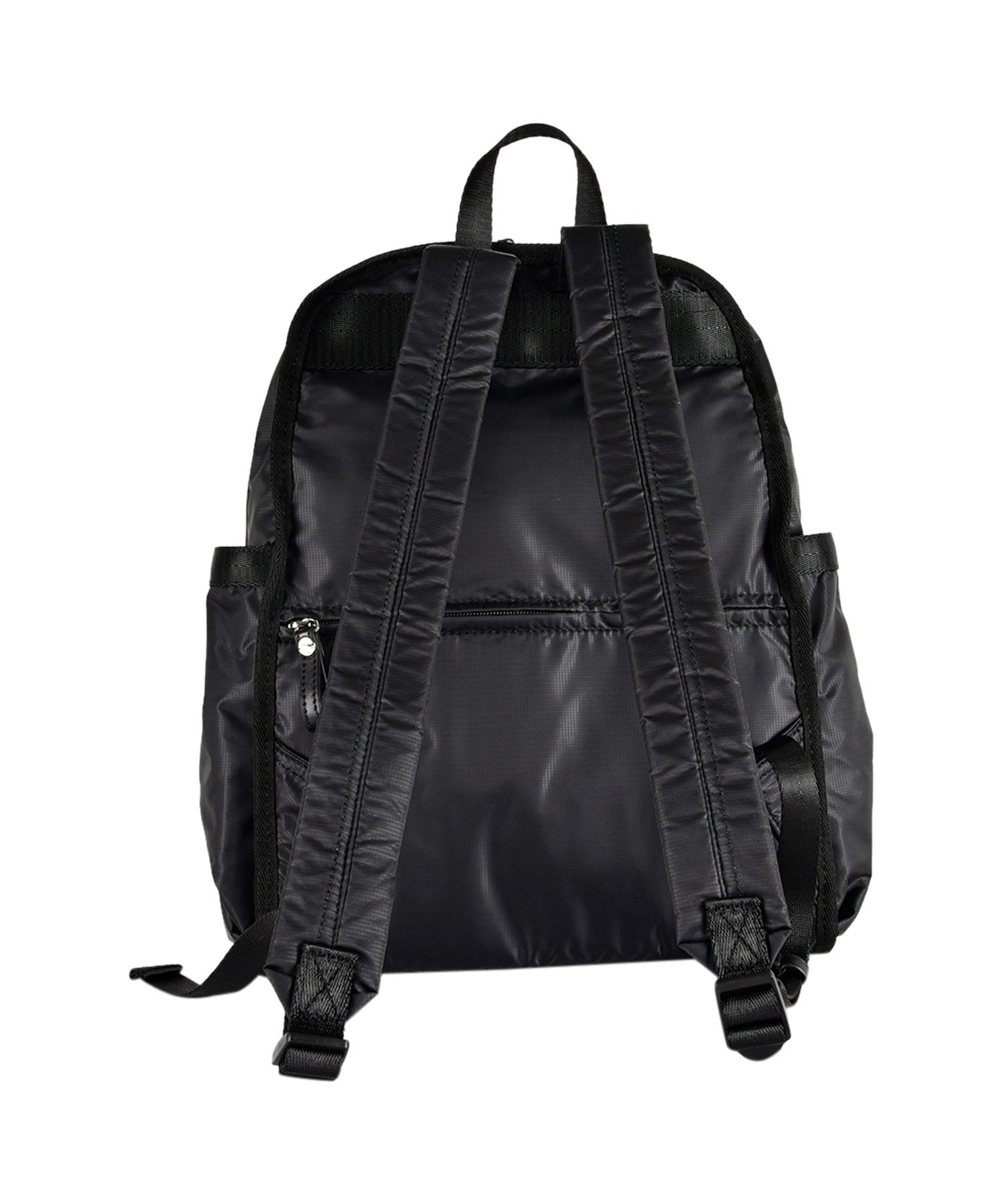 イザック Y’SACCS リュック バッグ バックパック レディース 撥水 軽量 テープデザイン デイパック DAYPACK ブラック 黒 20-026-03