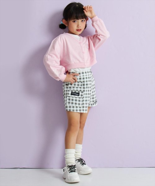 ANAP KIDS(アナップキッズ)/ショート裏毛カーディガン×ロンTセット【ジュニアお揃い】/img03