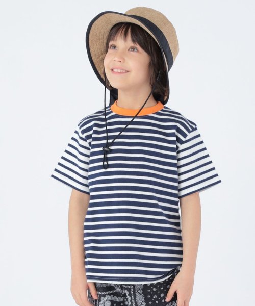 SHIPS KIDS(シップスキッズ)/SHIPS KIDS:100～130cm / オーガニック コットン ボーダー TEE/img01