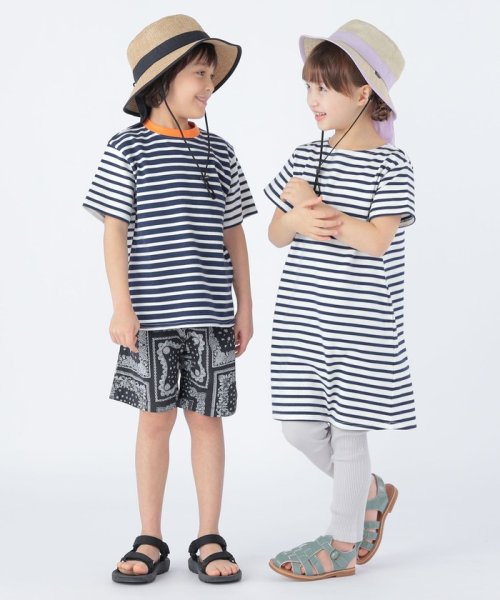 SHIPS KIDS(シップスキッズ)/SHIPS KIDS:100～130cm / オーガニック コットン ボーダー TEE/img03