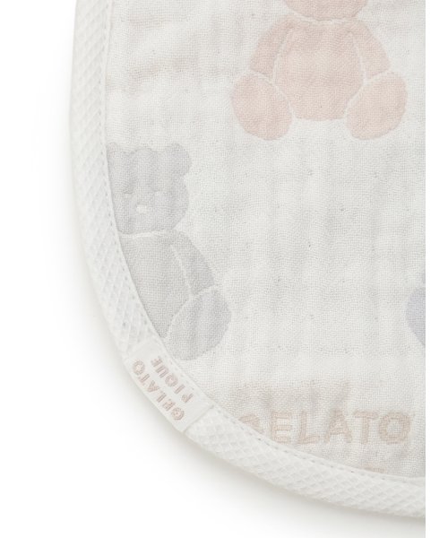 gelato pique Kids＆Baby(gelato pique Kids＆Baby)/【BABY】ベア３重ガーゼスタイ/img04