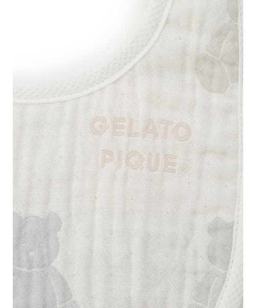 gelato pique Kids＆Baby(gelato pique Kids＆Baby)/【BABY】ベア３重ガーゼスタイ/img05