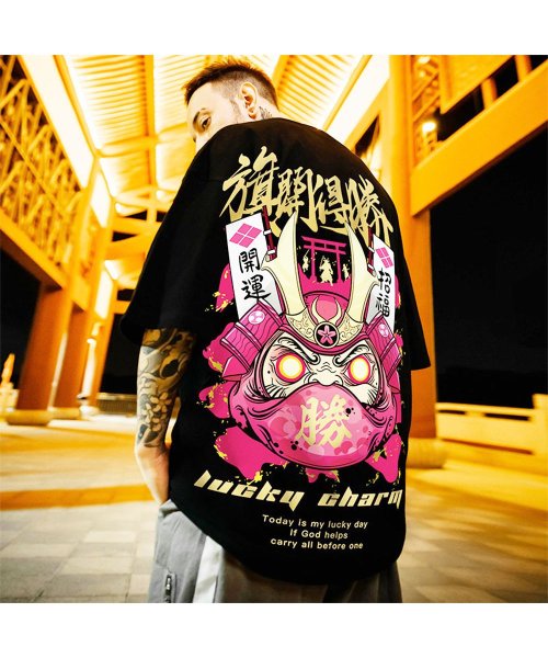 セール】メンズファッション 韓国風 半袖 Tシャツ カットソー バック 