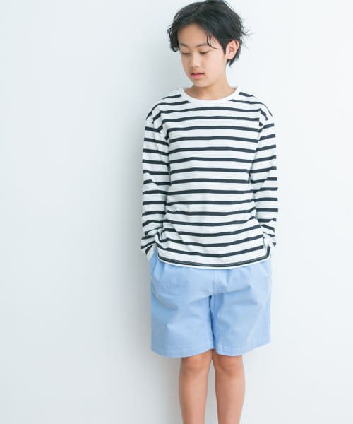 URBAN RESEARCH DOORS（Kids）(アーバンリサーチドアーズ（キッズ）)/『親子リンク』ボーダーワイドプルオーバー(KIDS)/img01