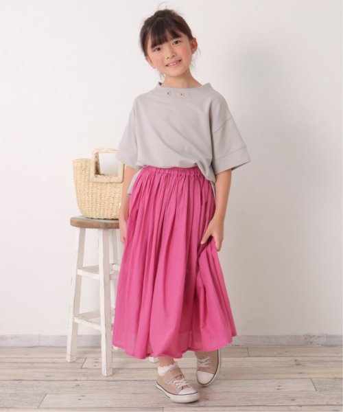 ikka kids(イッカ　キッズ)/India コットンギャザースカート（120〜160cm）/img04