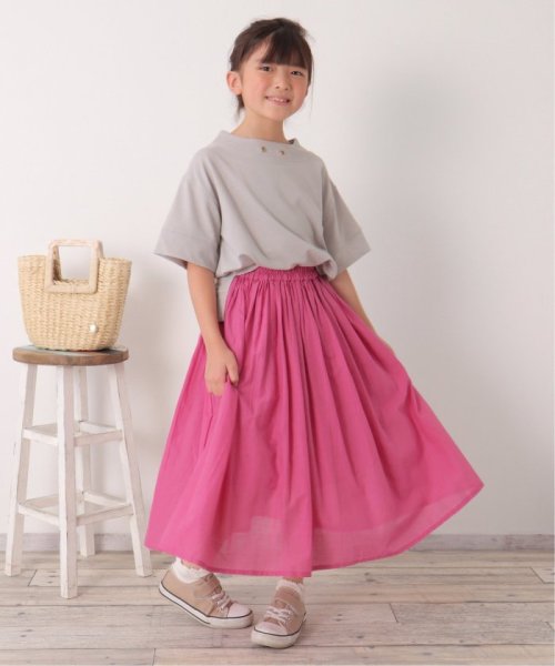 ikka kids(イッカ　キッズ)/India コットンギャザースカート（120〜160cm）/img05