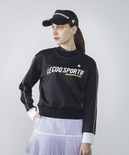 le coq sportif GOLF (ルコックスポルティフ（ゴルフ）)/【RIJOUME/リジューム】ショート丈プルオーバー (吸汗速乾/ストレッチ/UV CUT(UPF50+)/DESCENTE ECO/再生材)/img05