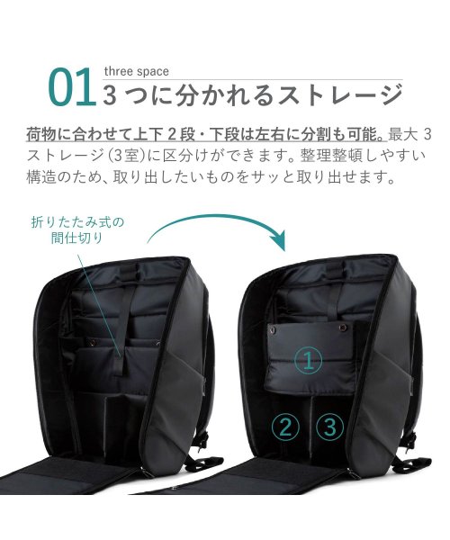 NIID(ニード)/ NIID ニード リュック バッグ バックパック デコード メンズ レディース 18L DECODE BACKPACK ブラック グレー 黒/img02