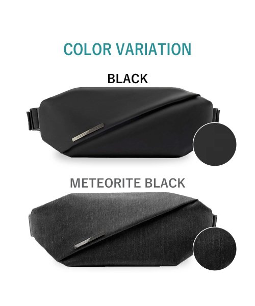 NIID ニード ショルダーバッグ チェストバッグ メンズ レディース 約2L 撥水 RADIANT R0 ブラック ネイビー ブルー 黒 NIID ニード R0