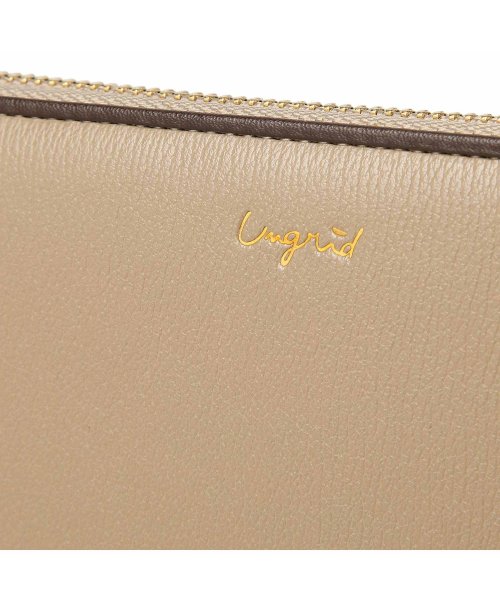 Ungrid(アングリッド)/ アングリッド Ungrid 財布 長財布 マイクロファイバー パイピング レディース ラウンドファスナー LONG WALLET 52590W/img20