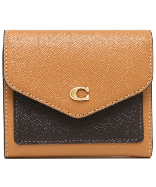 COACH(コーチ)/コーチ 二つ折り財布 ウィン ミニ財布 ブラウン マルチ レディース COACH C2619 B4V7I/img05